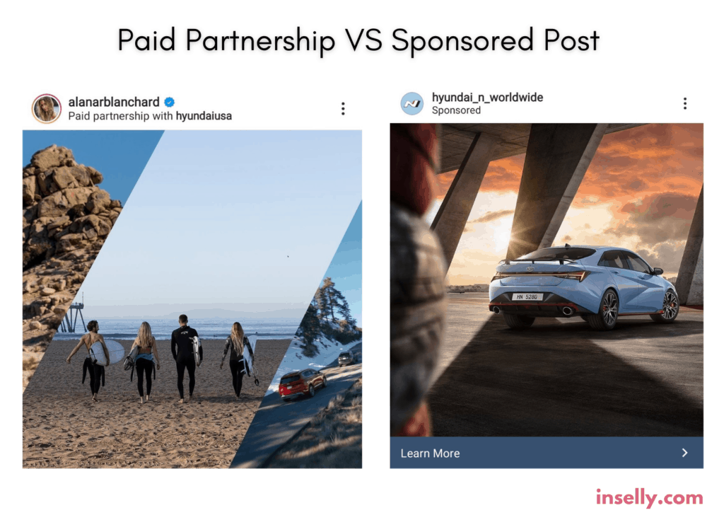 Paid Partnership ans Sponsored Posts