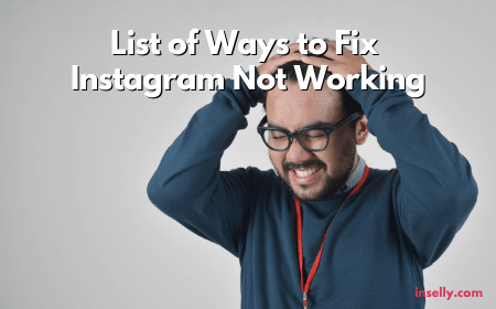 Ways To Fix Instagram Not Working
