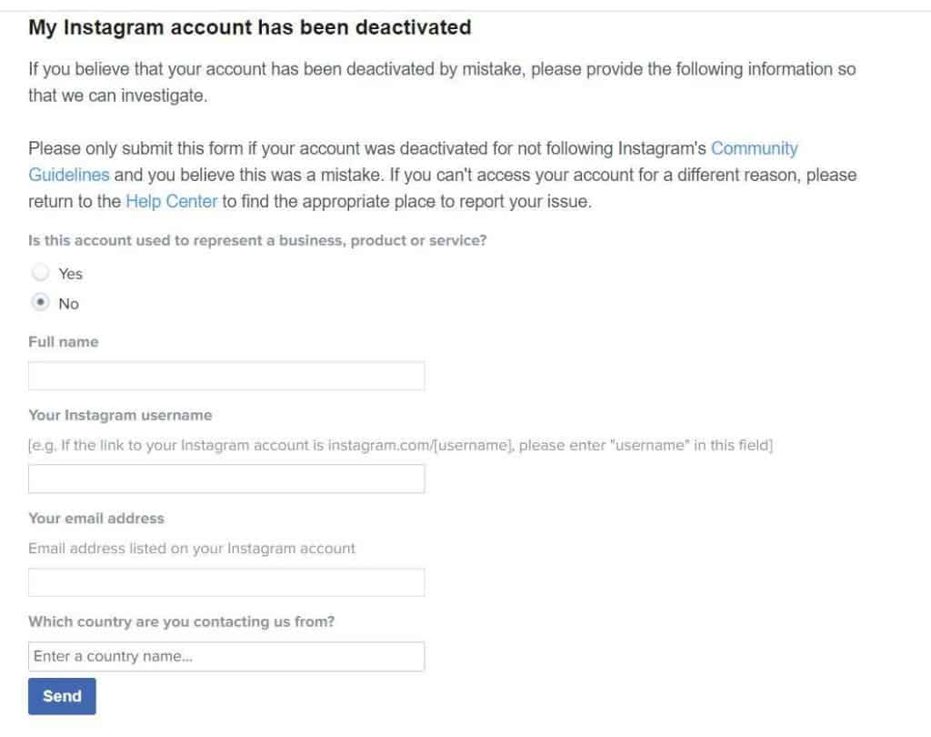 What To Do When Instagram Account Got Deleted