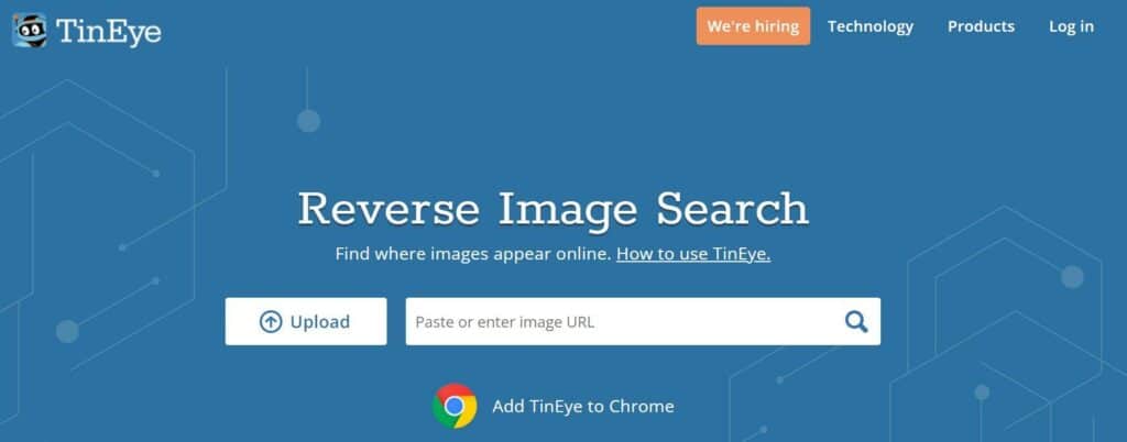 Reverse Image Search TinEye