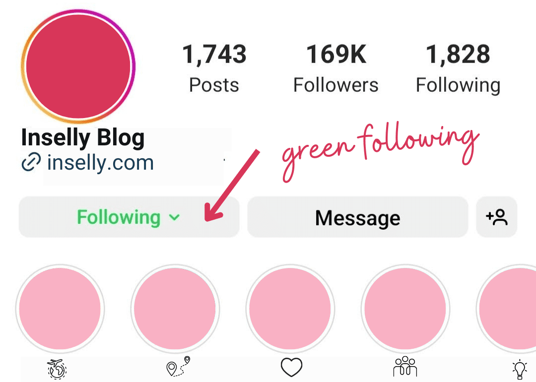 what-does-the-green-following-mean-on-instagram