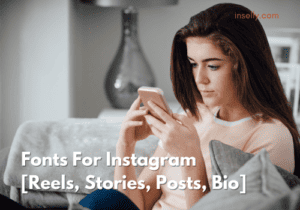 fonts for instagram reels stories posts